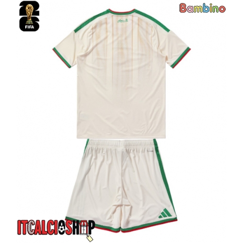 Algeria Prima Maglia Bambino Mondiali 2026 Manica Corta (+ Pantaloni corti)